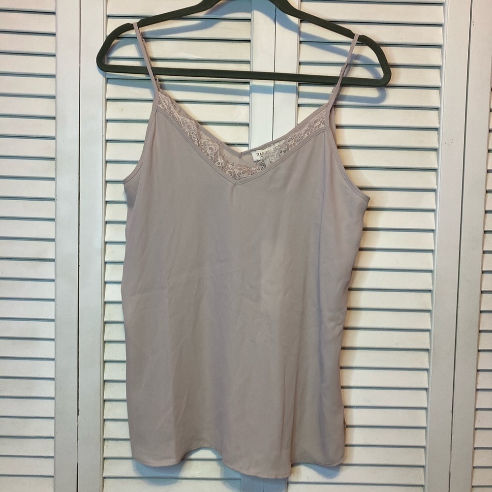 Racheal Zoe Purple Lace Tank Size Small
